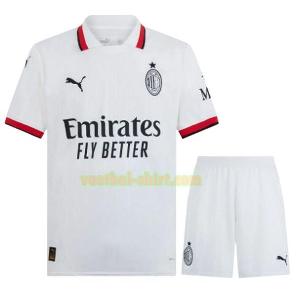 ac milan uit shirt 2024 2025 wit kinderen