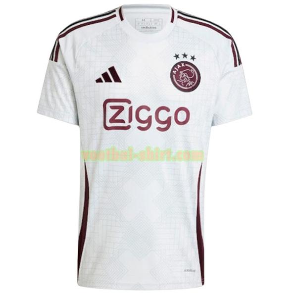 ajax 3e shirt 2024 2025 thailand wit mannen