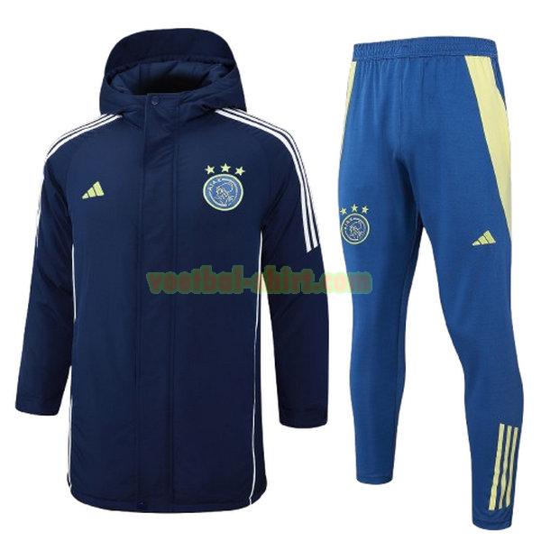 ajax set cotton padded clothes 2024 2025 blauw mannen