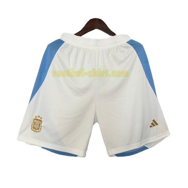 argentinië seunda shorts 2024 wit mannen
