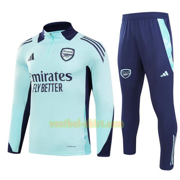 arsenal set half zipper trainingspak 24 25 groen mannen