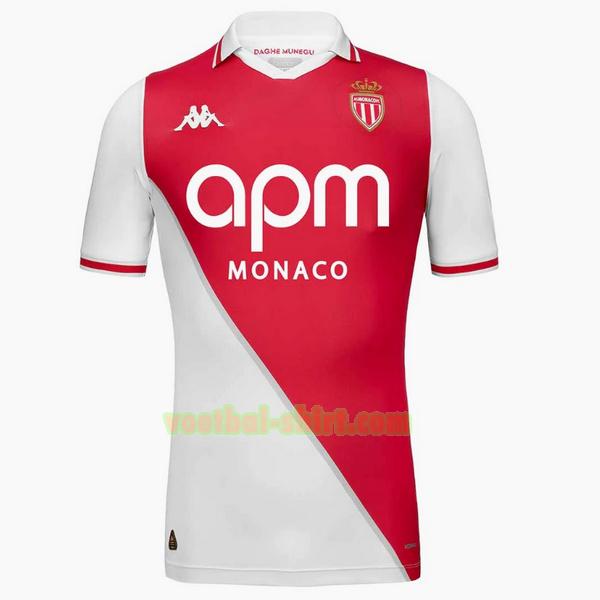 as monaco thuis shirt 2024 2025 thailand wit rood mannen