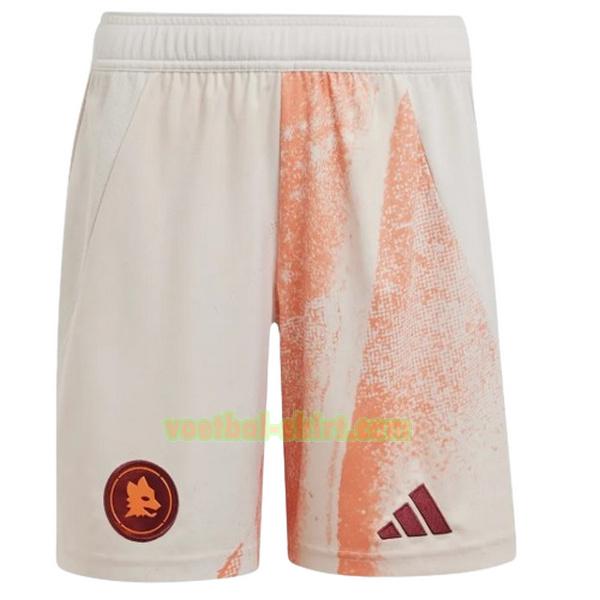 as roma 3e shorts 2024 2025 wit mannen