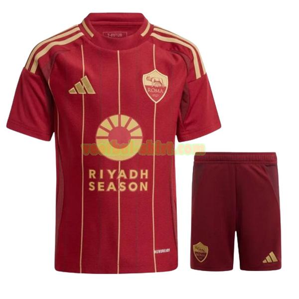 as roma uit shirt 2024 2025 rood kinderen
