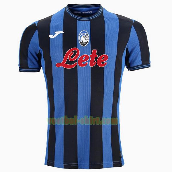 atalanta thuis shirt 2024 2025 thailand blauw zwart mannen