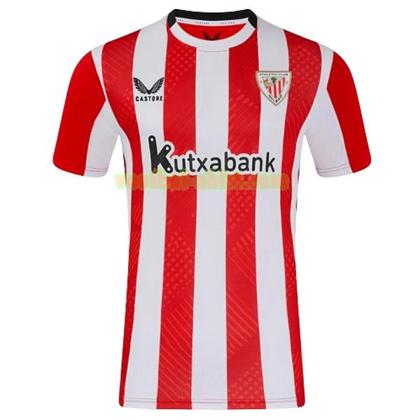 athletic bilbao thuis shirt 2024 2025 thailand rood wit mannen