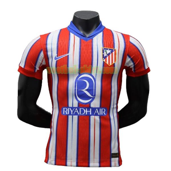 atletico madrid player thuis shirt 2024 2025 rood wit mannen