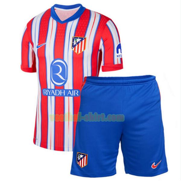 atletico madrid thuis shirt 2024 2025 rood wit kinderen