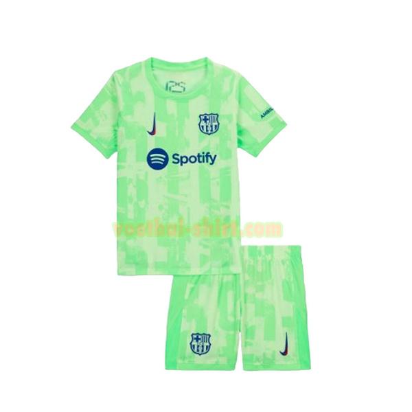 barcelona 3e shirt 2024 2025 groen kinderen