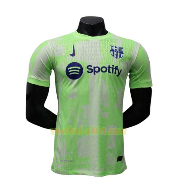 barcelona player 3e shirt 2024 2025 groen mannen