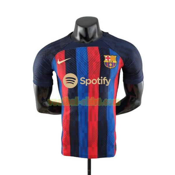 barcelona player thuis shirt 2022 2023 zwart rood mannen