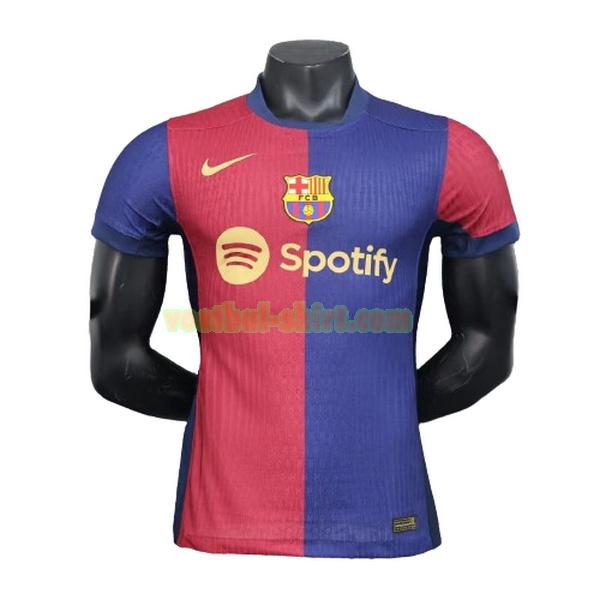 barcelona player thuis shirt 2024 2025 rood blauw mannen
