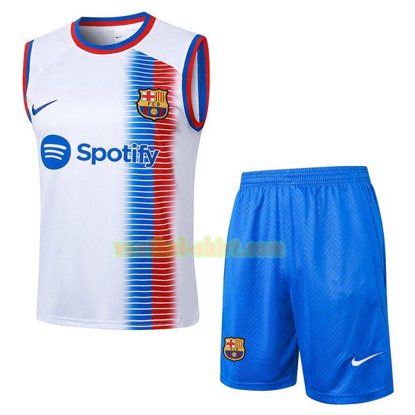 barcelona set vest 2024 2025 wit mannen