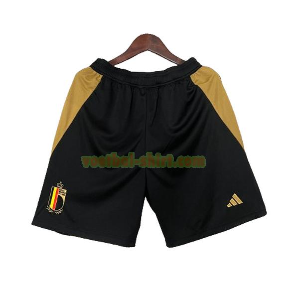 belgië thuis shorts 2024 zwart mannen