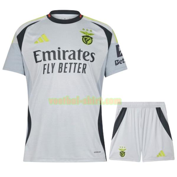 benfica 3e shirt 2024 2025 grijs kinderen