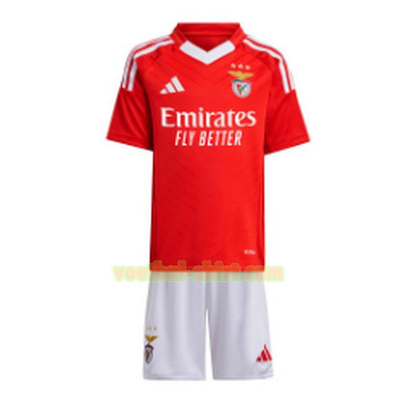 benfica thuis shirt 2024 2025 rood kinderen