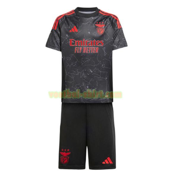 benfica uit shirt 2024 2025 zwart kinderen