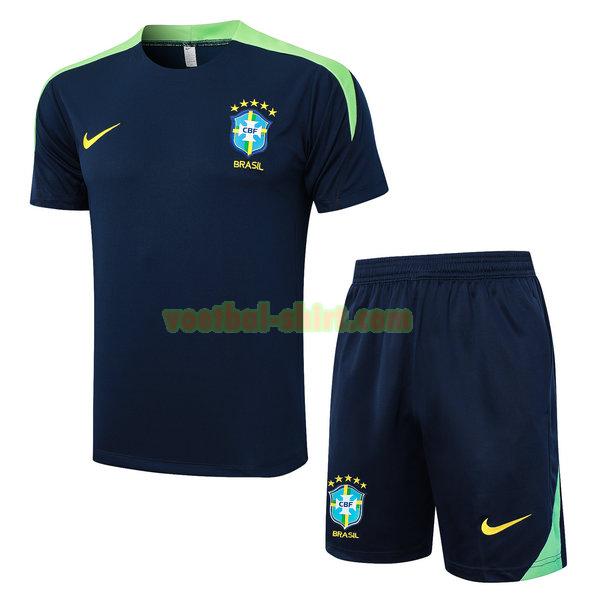 brazilië set entrenamiento 2024 season blauw mannen