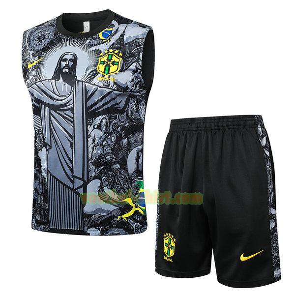 brazilië set vest 2024 zwart mannen