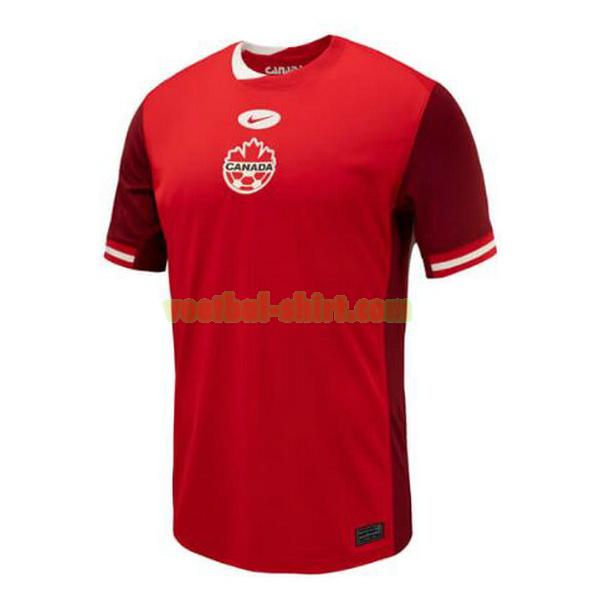 canada thuis shirt 2024 thailand rood mannen
