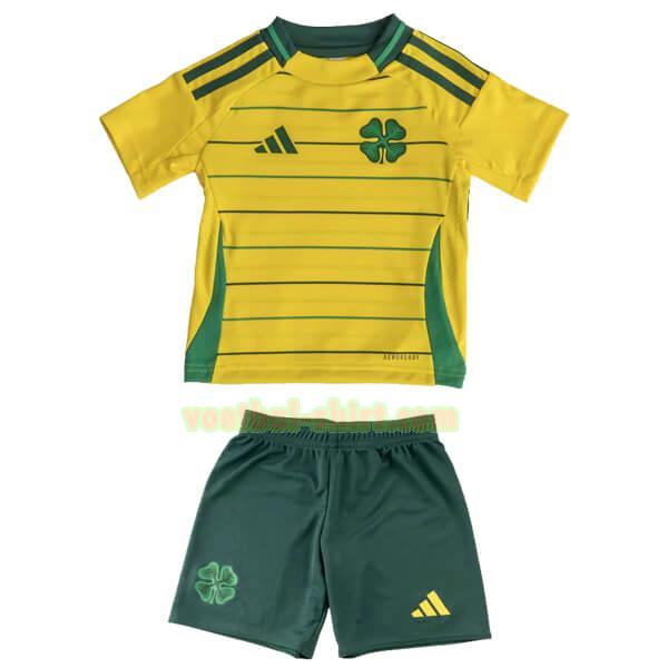 celtic uit shirt 2024 2025 geel kinderen