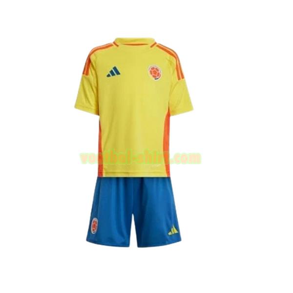 colombia thuis shirt 2024 geel kinderen