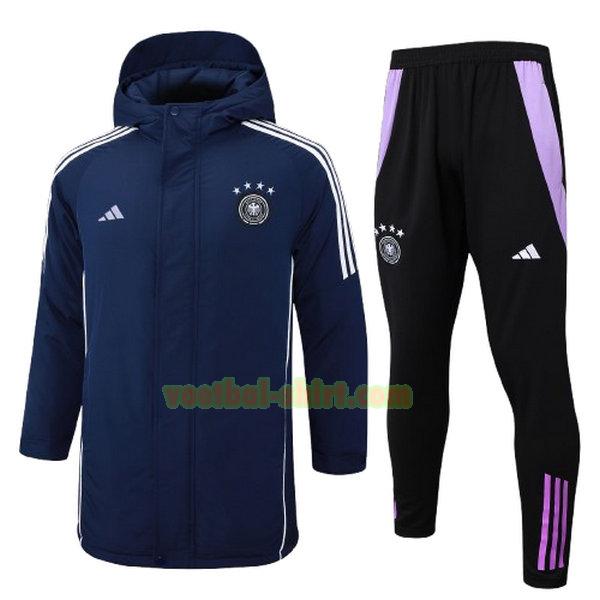 duitsland set cotton padded clothes 2024 2025 blauw mannen