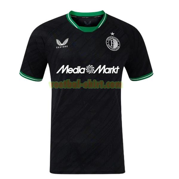 feyenoord rotterdam uit shirt 2024 2025 zwart mannen