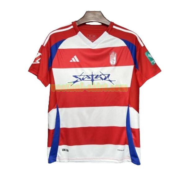 granada cf prima maglia 2024 2025 rosso bianco uomo