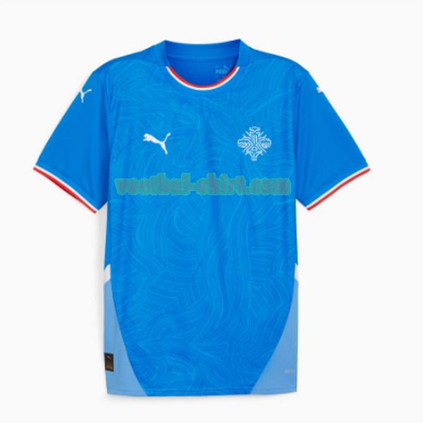 ijsland thuis shirt 2024 thailand blauw mannen