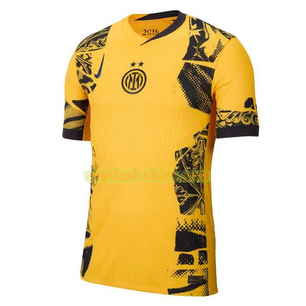 inter milan 3e shirt 2024 2025 geel mannen