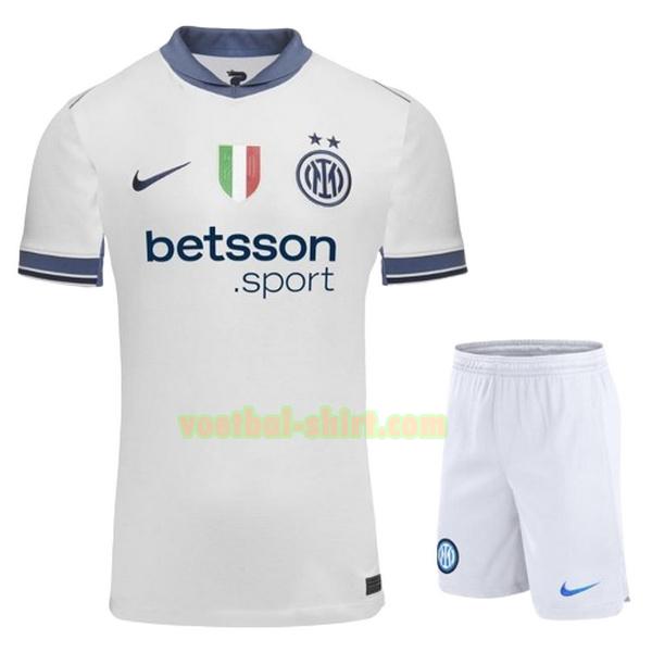 inter milan uit shirt 2024 2025 blauw wit kinderen