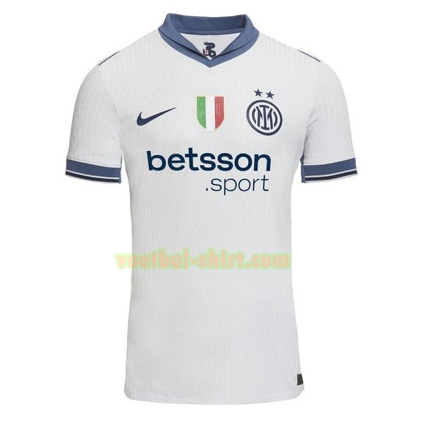 inter milan uit shirt 2024 2025 thailand blauw wit mannen