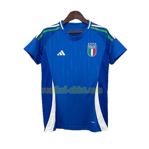 italië thuis shirt 2024 blauw dames
