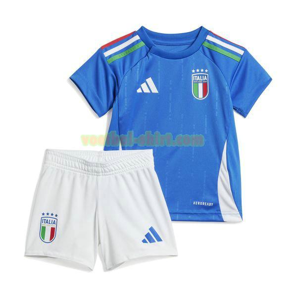 italië thuis shirt 2024 blauw kinderen