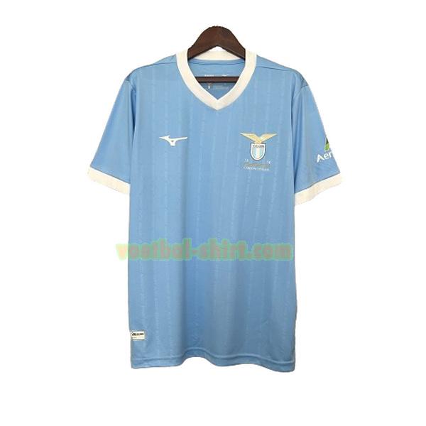 lazio roma 50th anniversary shirt 2024 2025 blauw mannen