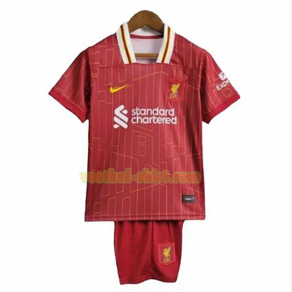 liverpool thuis shirt 2024 2025 rood kinderen