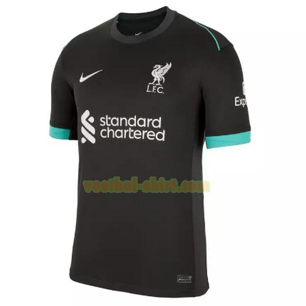 liverpool uit shirt 2024 2025 thailand zwart mannen