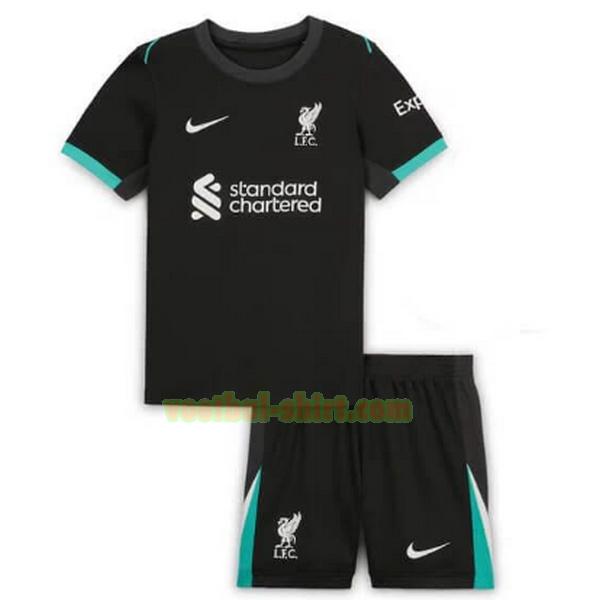 liverpool uit shirt 2024 2025 zwart kinderen