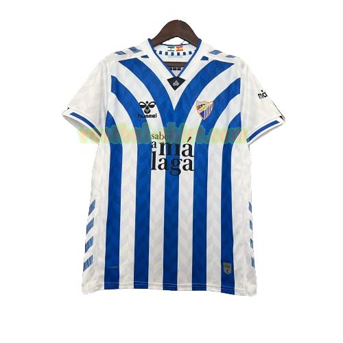 malaga special edition shirt 2024 2025 wit blauw mannen