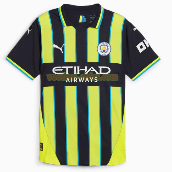 manchester city uit shirt 2024 2025 groen zwart mannen