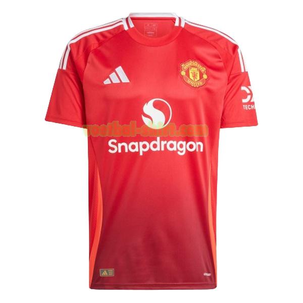 manchester united thuis shirt 2024 2025 rood mannen