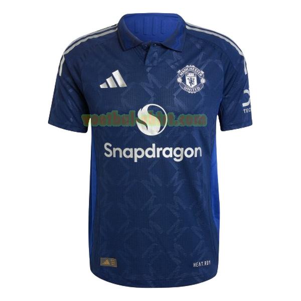 manchester united uit shirt 2024 2025 blauw mannen