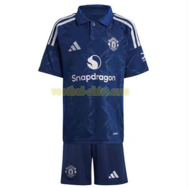 manchester united uit shirt 2024 2025 wit kinderen