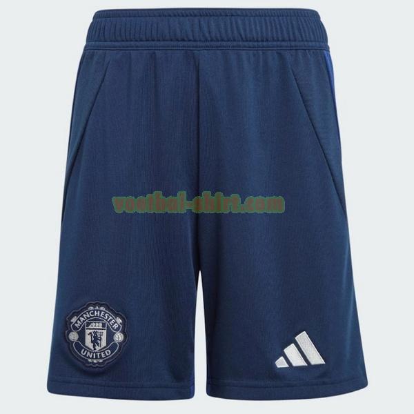 manchester united uit shorts 2024 2025 blauw mannen