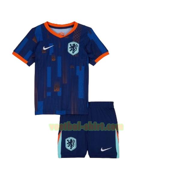 nederland uit shirt 2024 blauw kinderen