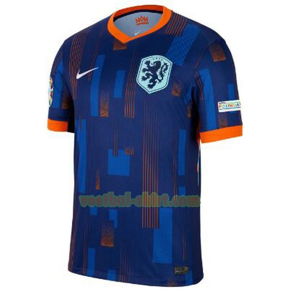 nederland uit shirt 2024 blauw mannen