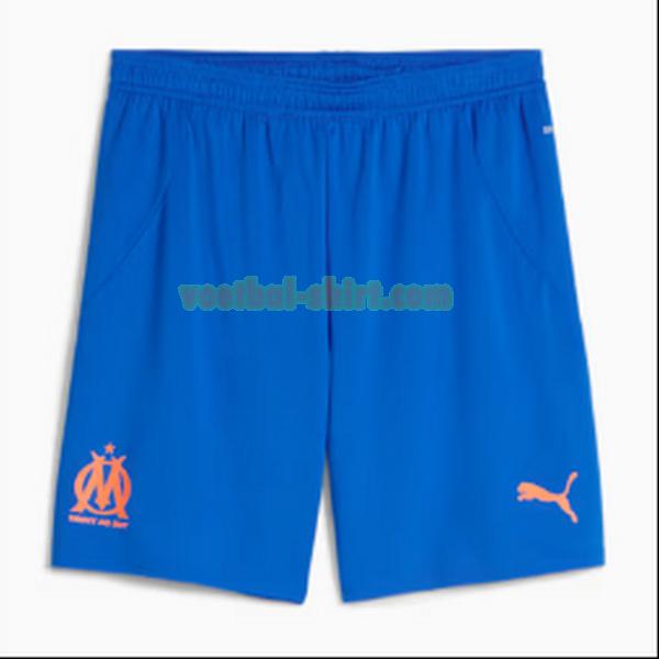 olympique marseille 3e shorts 2024 2025 blauw mannen