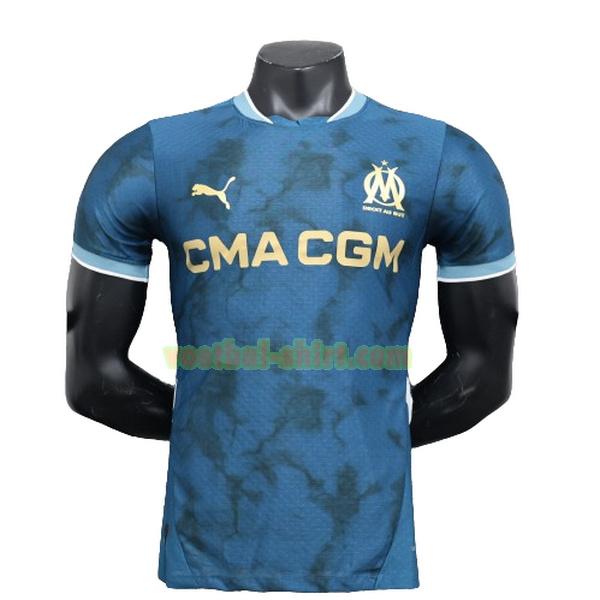 olympique marseille player uit shirt 2024 2025 blauw mannen