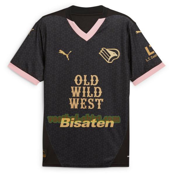 palermo uit shirt 2024 2025 thailand zwart mannen